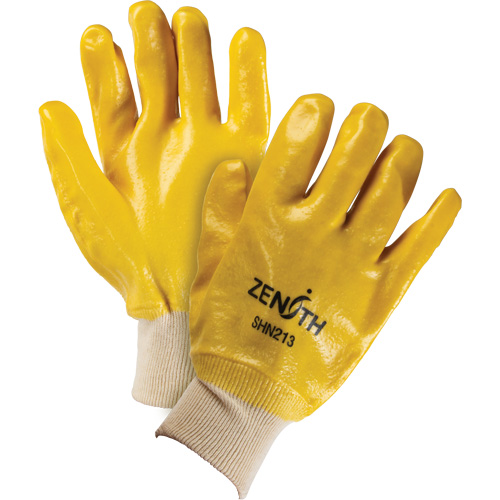 Gants &agrave; fini rugueux et r&eacute;sistants aux produits chimiques, Taille 9, 10" lo, PVC, Doublure en Interlock, 47-mil Meunier Outillage Industriel