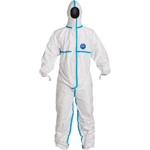 Hooded Coveralls, X-Large, White, Tyvek&reg; 600 Meunier Outillage Industriel