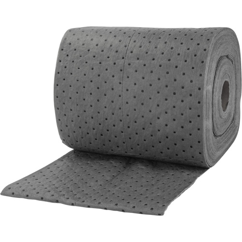 Bonded Sorbent Rolls, Mediumweight, 150' L x 15" W, 8 gal. Absorbancy Meunier Outillage Industriel