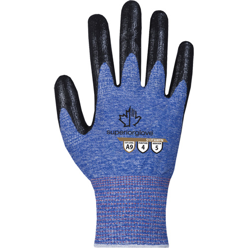 Extreme-Cut Glove, Size 7, 13 Gauge, Foam Nitrile Coated, TenActiv Shell, ASTM ANSI Level A9 Meunier Outillage Industriel