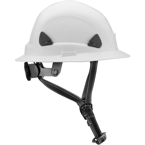 Fibre Metal Climbing Style Helmet with Full Brim, Meets CSA Type 2, Ratchet Suspension, Non-Vented Meunier Outillage Industriel