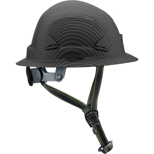 Fibre Metal Climbing Style Helmet with Full Brim, Meets CSA Type 2, Ratchet Suspension, Non-Vented Meunier Outillage Industriel
