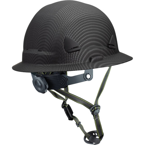 Fibre Metal Climbing Style Helmet with Full Brim, Meets CSA Type 2, Ratchet Suspension, Non-Vented Meunier Outillage Industriel