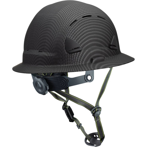 Fibre Metal Climbing Style Helmet with Full Brim, Meets CSA Type 2, Ratchet Suspension, Vented Meunier Outillage Industriel