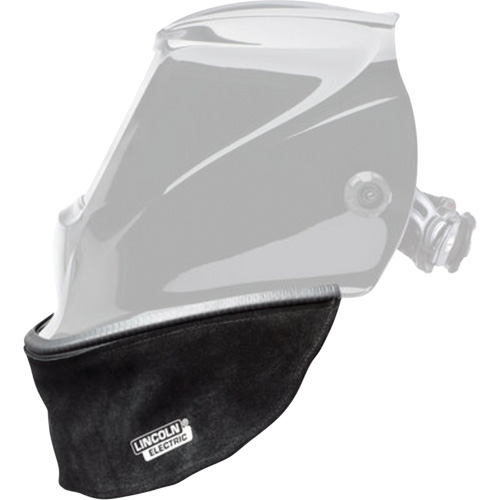 Bavette en cuir refendu pour casque avec joint &agrave; ajustement serr&eacute;, Noir Meunier Outillage Industriel