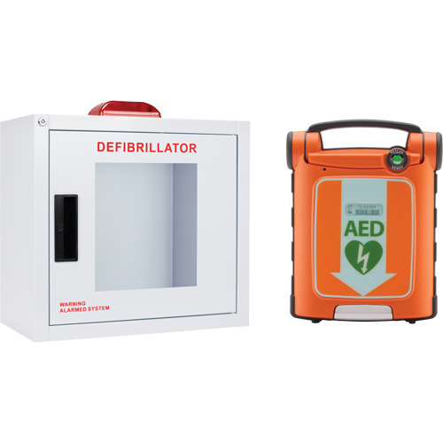 Powerheart&reg; G5 AED & Cabinet Kit, Semi-Automatic, Bilingual, Class 3 Meunier Outillage Industriel