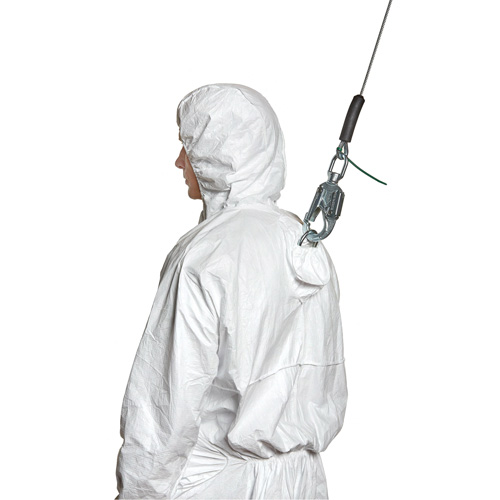 Harness-Compatible Disposable Coverall, X-Large, White, Tyvek&reg; 500 Meunier Outillage Industriel