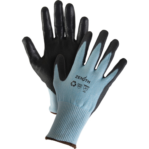 Gants &eacute;lastiques &eacute;cologiques r&eacute;sistants &agrave; la coupe, Taille 11, Calibre 13, Rev&ecirc;tement Polyur&eacute;thane, Enveloppe en PEHP/rPET, ASTM ANSI niveau A3 Meunier Outillage Industriel