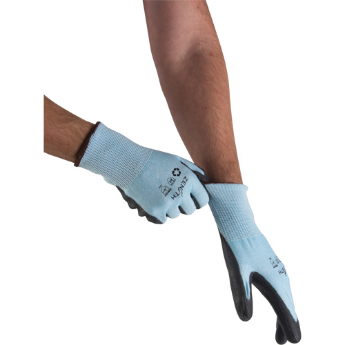 Gants &eacute;lastiques &eacute;cologiques r&eacute;sistants &agrave; la coupe, Taille 11, Calibre 13, Rev&ecirc;tement Polyur&eacute;thane, Enveloppe en PEHP/rPET, ASTM ANSI niveau A3 Meunier Outillage Industriel