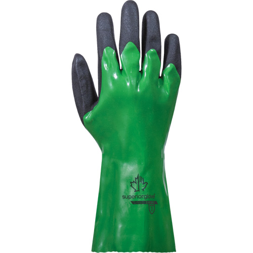 Gants r&eacute;sistants aux produits chimiques SolvStop, Taille 7, 12" lo, PVC Meunier Outillage Industriel