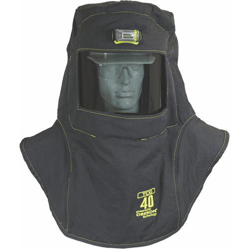 Cagoule de protection contre l'arc &eacute;lectrique TCG, Noir, 40 cal/cm², ANSI Z87.1/ASTM F1506/ASTM F1959/ASTM F2178/R&eacute;pond ou surpasse la norme CSA Z462/NFPA 70E, 4 Arc &eacute;lectrique EPI cat&eacute;gorie niveau Meunier Outillage Industriel