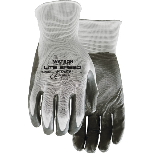 Gants 389 Stealth Lite Speed, T-petit, R&ecirc;vetement Nitrile, Enveloppe en Polyester Meunier Outillage Industriel