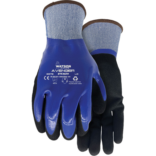 Gants Stealth Avenger 372, Petit, R&ecirc;vetement Nitrile, Calibre 15, Enveloppe en rPET Meunier Outillage Industriel