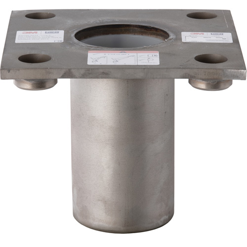 Base d'insertion principale en acier inoxydable avec plaque sup&eacute;rieure pour espace clos DBI-SALA Meunier Outillage Industriel