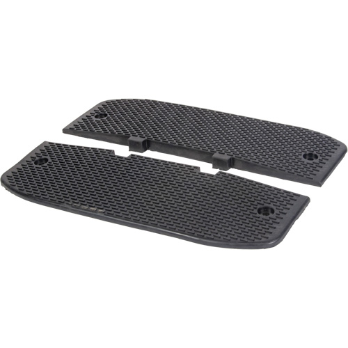 Embouts d'extr&eacute;mit&eacute;s pour bosse de d&eacute;c&eacute;l&eacute;ration, Caoutchouc, 3' lo x 20" la x 2" h Meunier Outillage Industriel
