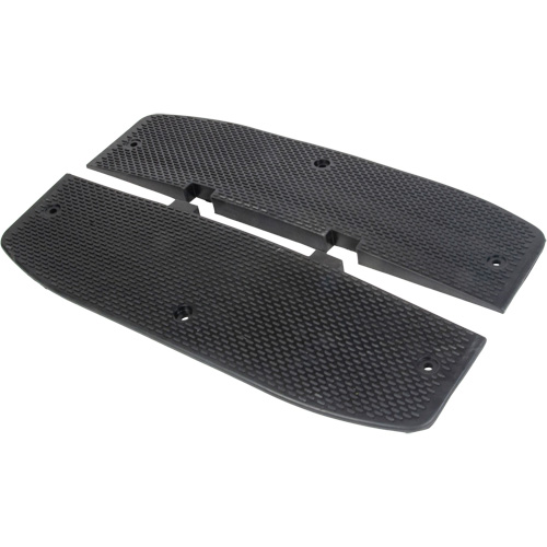 Embouts d'extr&eacute;mit&eacute;s pour bosse de d&eacute;c&eacute;l&eacute;ration, Caoutchouc, 2' lo x 16" la x 1-1/4" h Meunier Outillage Industriel