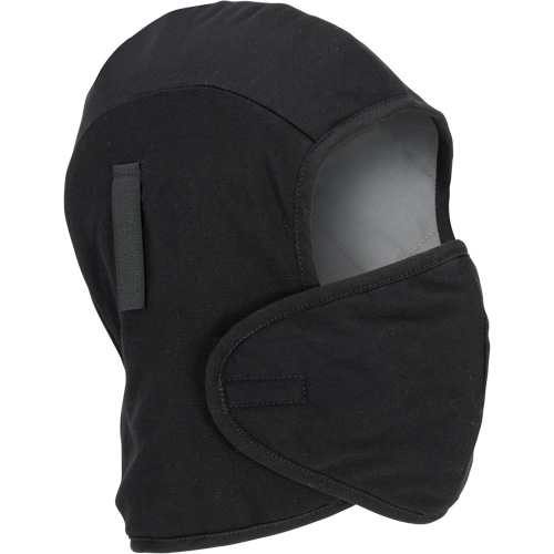 Doublure matelass&eacute;e ignifug&eacute;e Pioneer 766A pour casque de s&eacute;curit&eacute; avec embout buccal amovible, Noir/Gris, Coton/FR-Tech/Modacrylique/Nylon Meunier Outillage Industriel