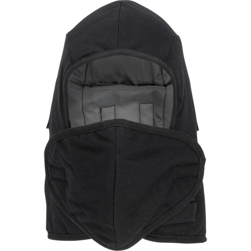 Doublure matelass&eacute;e ignifug&eacute;e Pioneer 766A pour casque de s&eacute;curit&eacute; avec embout buccal amovible, Noir/Gris, Coton/FR-Tech/Modacrylique/Nylon Meunier Outillage Industriel