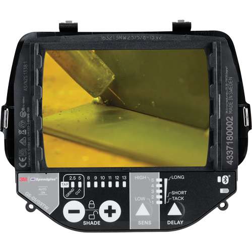 Filtre auto-assombrissant Speedglas G5 pour le soudage par pointage, 2-4/5" la x 4-1/4" h Champ de vision, Pour utilisation avec Casques G5-01 et G5-03 Meunier Outillage Industriel