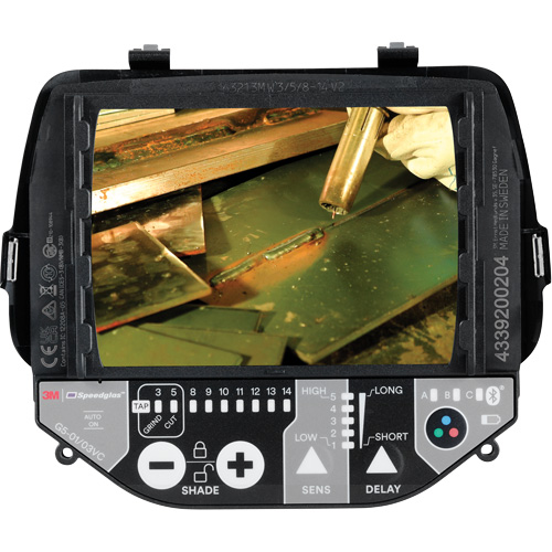 Filtre auto-assombrissant &agrave; teinte variable Speedglas G5, 2-4/5" la x 4-1/4" h Champ de vision, Pour utilisation avec Casques G5-01 et G5-03 Meunier Outillage Industriel