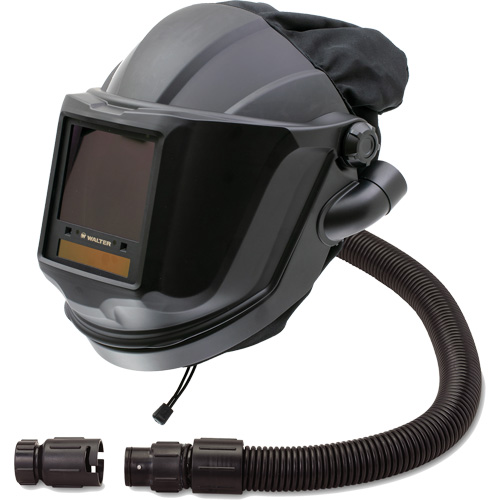 Masque respiratoire &agrave; adduction d'air et masque de soudage &agrave; visi&egrave;re relevable avec ADF et sans valve MAXSHIELD, Universel, Pi&egrave;ce faciale Meunier Outillage Industriel