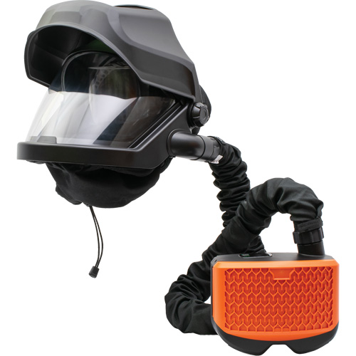 PEAKAIR MAXSHIELD&reg; with Flip-Front & X90VX ADF Blower Kit, Facepiece Respirator, Lithium-Ion Battery Meunier Outillage Industriel