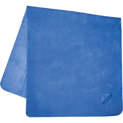 Serviette de refroidissement par &eacute;vaporation &eacute;conomique Chill-Its 6601, Bleu Meunier Outillage Industriel