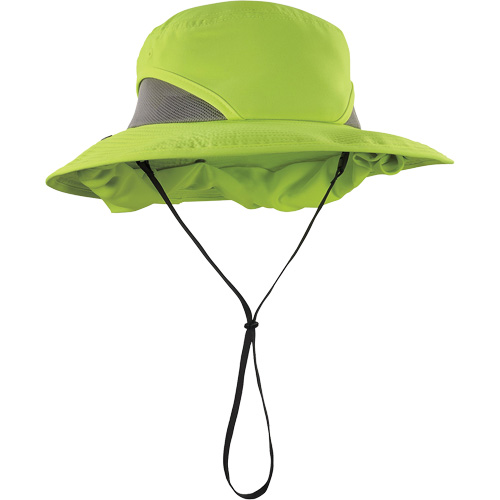 Chapeau de garde forestier 8934 Chill-Its avec prot&egrave;ge-nuque, petit/moyen, Lime haute visibilit&eacute; Meunier Outillage Industriel