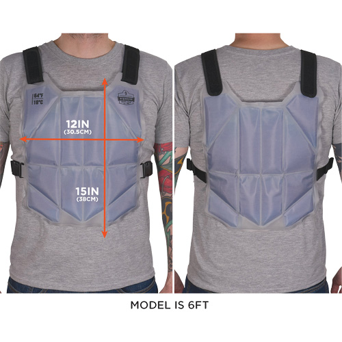 Chill-Its 6210 Phase Change Cooling Vest, One Size, Blue Meunier Outillage Industriel