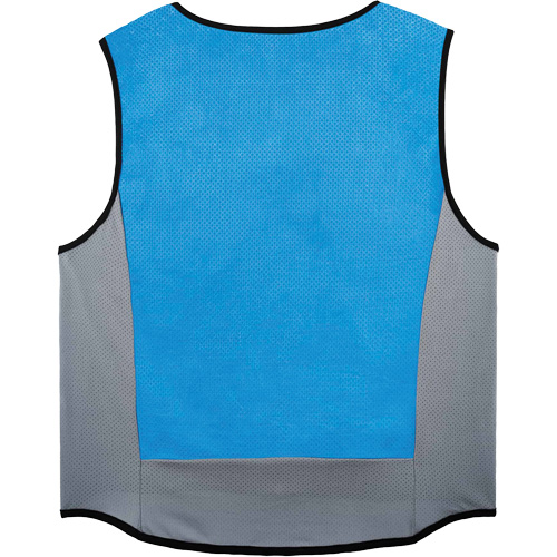 Chill-Its 6667 Wet Evaporative Cooling Vest with Zipper Closure, 3X-Large, Blue Meunier Outillage Industriel