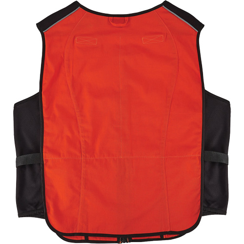 Veste de refroidissement &agrave; changement de phase l&eacute;g&egrave;re avec sachets de recharge Chill-Its 6260, 2T-grand/3T-grand, Orange Meunier Outillage Industriel