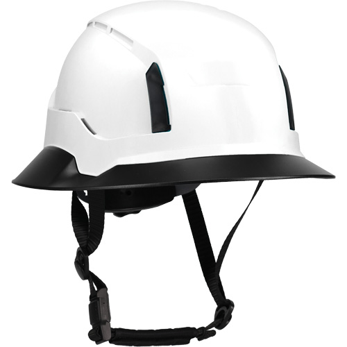 Wide Clip-On Full Brim for RZRBack Climbing Helmet, White Meunier Outillage Industriel