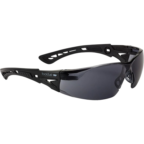 Rush+ BSSI Safety Glasses, Smoke/Grey Lens, Anti-Fog/Anti-Scratch, ANSI Z87+ Meunier Outillage Industriel