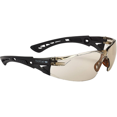 Rush+ BSSI Safety Glasses, Copper/Brown Lens, Anti-Fog/Anti-Scratch, ANSI Z87+ Meunier Outillage Industriel
