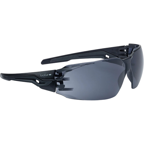 Silex+ BSSI Safety Glasses, Smoke/Grey Lens, Anti-Fog/Anti-Scratch, ANSI Z87+ Meunier Outillage Industriel
