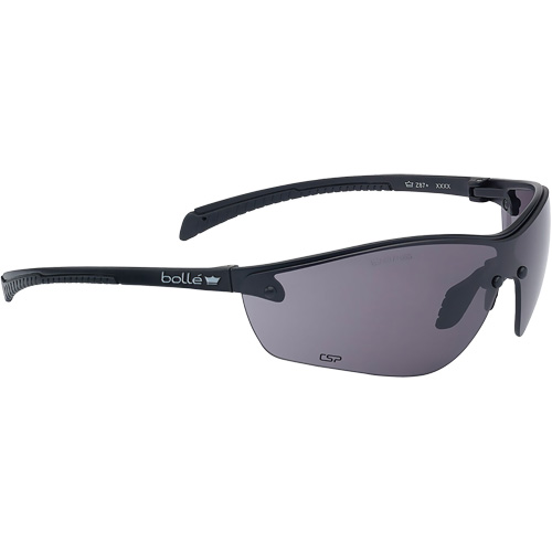 Silium+ BSSI Safety Glasses, Smoke/Grey Lens, Anti-Fog/Anti-Scratch, ANSI Z87+ Meunier Outillage Industriel