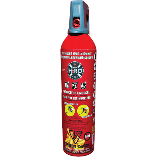 Extincteur Hero 911 sans PFAS, ACK, Capacit&eacute; 750 ml Meunier Outillage Industriel
