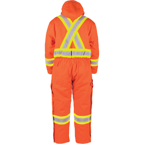 High-Visibility Lined Canvas Overalls, 2X-Large, High Visibility Orange Meunier Outillage Industriel