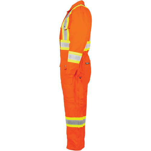 High-Visibility Lined Canvas Overalls, 2X-Large, High Visibility Orange Meunier Outillage Industriel