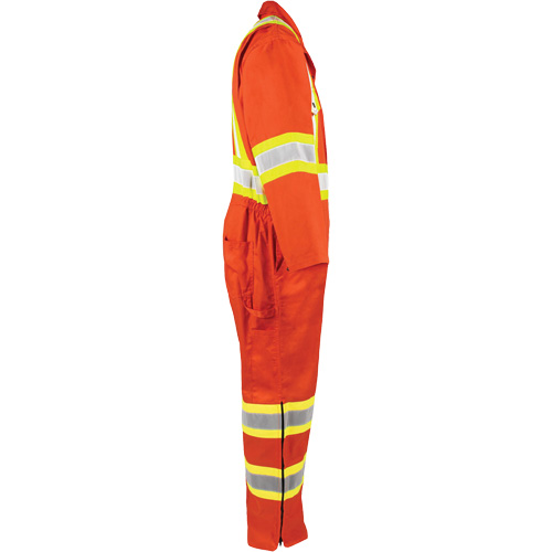 High-Visibility Unlined Coveralls, 2X-Large, High Visibility Orange Meunier Outillage Industriel