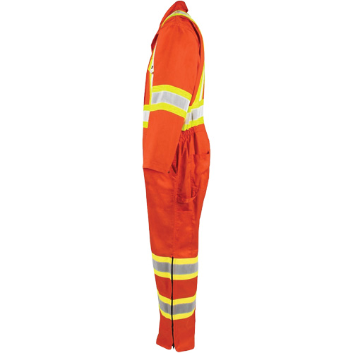 High-Visibility Unlined Coveralls, 2X-Large, High Visibility Orange Meunier Outillage Industriel