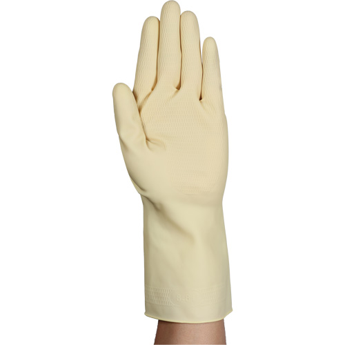 AlphaTec&reg; 87-137 Lightweight Natural Gloves, Size 8, 11.8" L, Rubber Latex, 16-mil Meunier Outillage Industriel