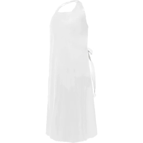 Tablier CoverMe avec encolure d&eacute;coup&eacute;e, Polyur&eacute;thane, 45" lo x 35" la, Blanc Meunier Outillage Industriel