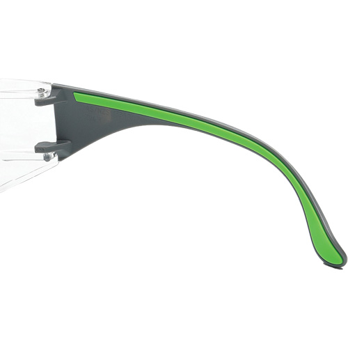 Lunettes de s&eacute;curit&eacute; gris/vert Adapt Lite, Lentille Transparent, Antibu&eacute;e/Anti-&eacute;gratignures, ANSI Z87+/R&eacute;pond ou surpasse la norme CSA Z94.3 Meunier Outillage Industriel