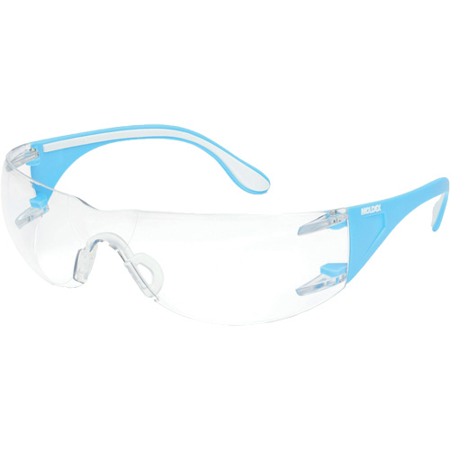 Lunettes de s&eacute;curit&eacute; bleu/blanc Adapt Lite, Lentille Transparent, Antibu&eacute;e/Anti-&eacute;gratignures, ANSI Z87+/R&eacute;pond ou surpasse la norme CSA Z94.3 Meunier Outillage Industriel