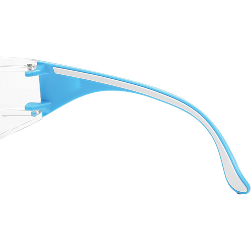Lunettes de s&eacute;curit&eacute; bleu/blanc Adapt Lite, Lentille Transparent, Antibu&eacute;e/Anti-&eacute;gratignures, ANSI Z87+/R&eacute;pond ou surpasse la norme CSA Z94.3 Meunier Outillage Industriel