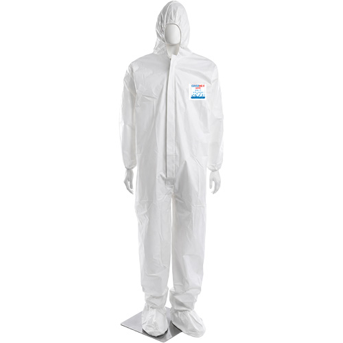 CoverMe XP1800 Coverall, 5X-Large, White, Microporous Meunier Outillage Industriel
