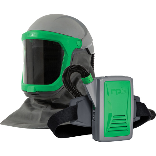 Z-Link Powered Air Respirator with Zytec FR Shoulder Cape, Facepiece Respirator/Welding Helmet Meunier Outillage Industriel
