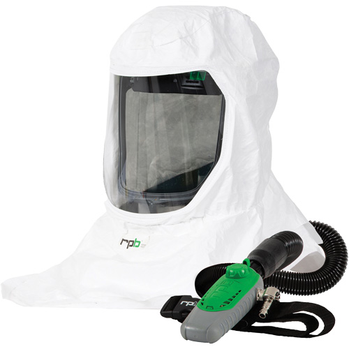 Respirateur T-Link avec casquette, tube de respiration & C40, Cagoule ample & visi&egrave;re Meunier Outillage Industriel