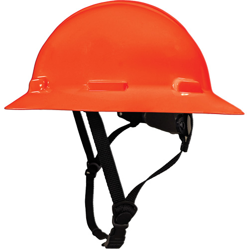 LIDGUARD&reg; Full Brim Hardhat with Chinstrap, Meets CSA Type 2, Ratchet Suspension, Vented Meunier Outillage Industriel